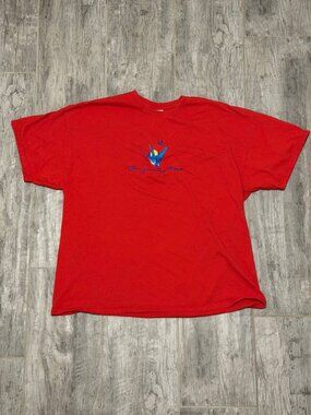 Gildan San Juan Capistrano Swallow Embroidered Graphic T-Shirt 100% Cotton XXL